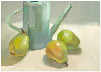 Pitcher and Pears - Stretched Canvas, Poster or Fine Art Print I Heart Wall Art