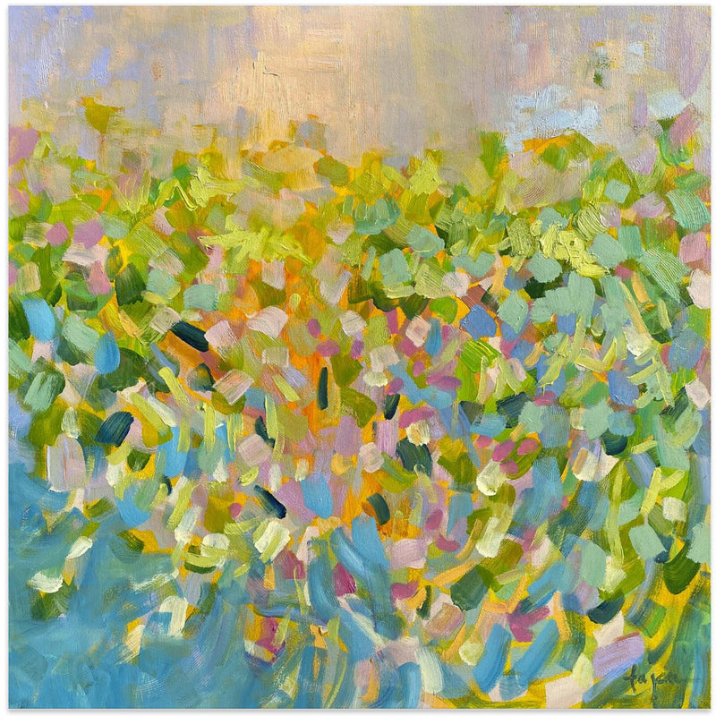 Colorful Reflections - Square Stretched Canvas, Poster or Fine Art Print I Heart Wall Art