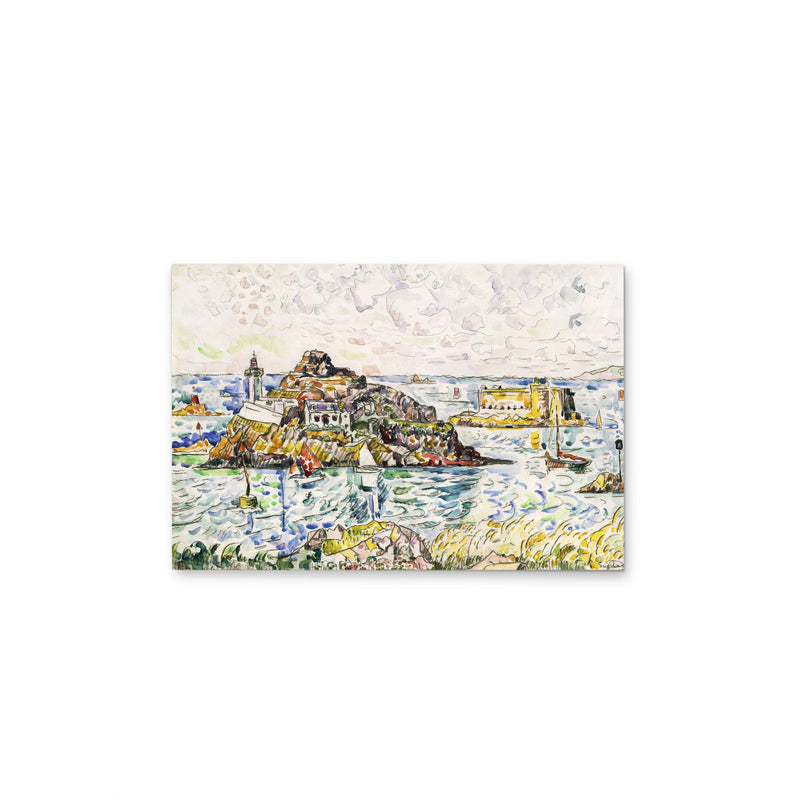 Morlaix, Entrance of the River by Paul Signac- Stretched Canvas Print or Framed Fine Art Print - Artwork I Heart Wall Art Australia 