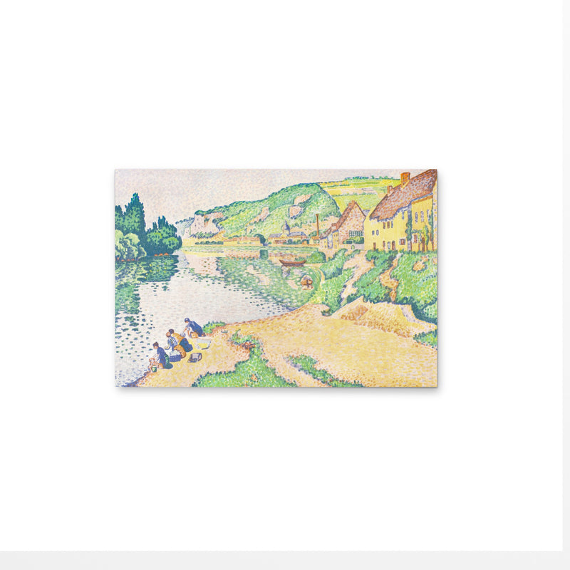 The Andelys (1895) by Paul Signac - Stretched Canvas Print or Framed Fine Art Print - Artwork I Heart Wall Art Australia 