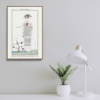 Robe en linon (1912) by Charles Martin- Stretched Canvas Print or Framed Fine Art Print I Heart Wall Art Australia 