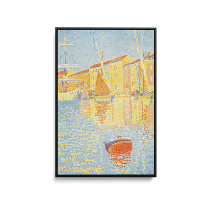 The Buoy (1894) by Paul Signac - Stretched Canvas Print or Framed Fine Art Print I Heart Wall Art Australia 
