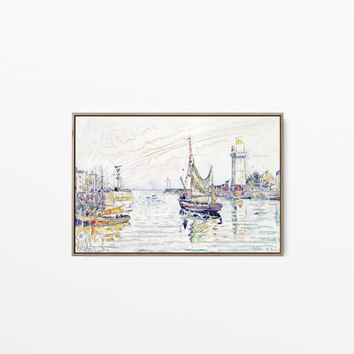 View of Les Sables d'Olonne by Paul Signac- Stretched Canvas Print or Framed Fine Art Print - Artwork I Heart Wall Art Australia 