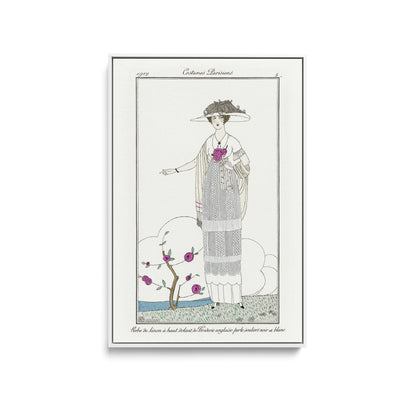 Robe en linon (1912) by Charles Martin- Stretched Canvas Print or Framed Fine Art Print I Heart Wall Art Australia 