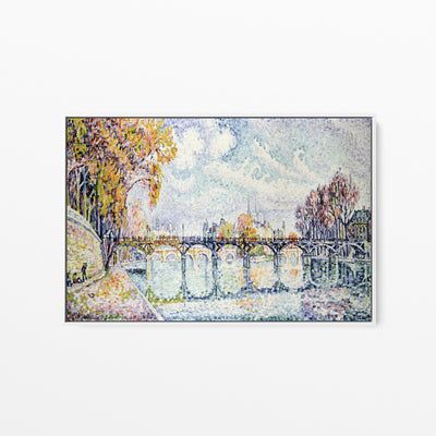 Le pont des Arts (1928) by Paul Signac- Stretched Canvas Print or Framed Fine Art Print I Heart Wall Art Australia 