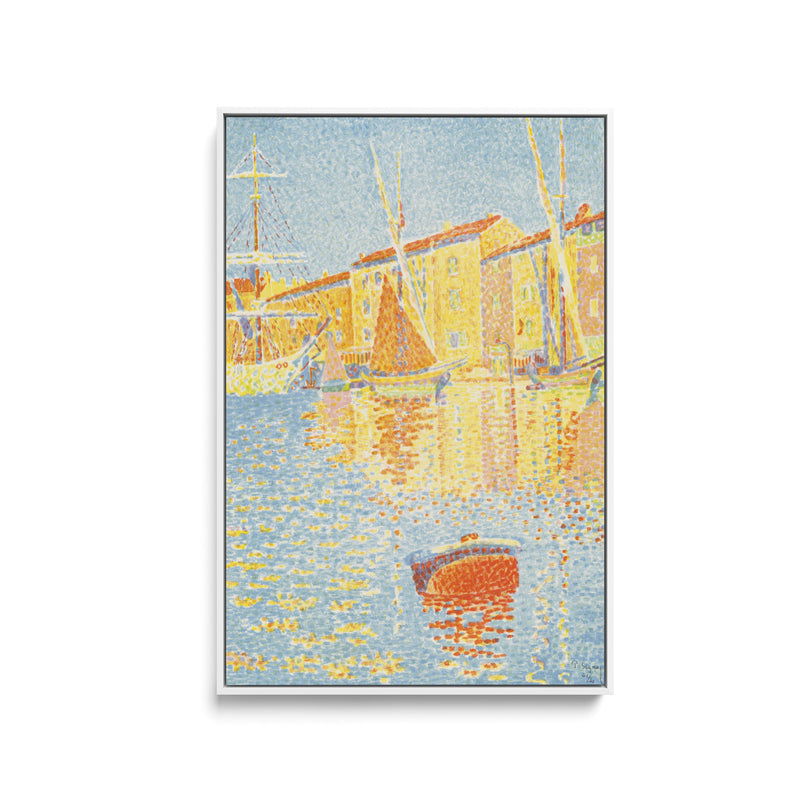 The Buoy (1894) by Paul Signac - Stretched Canvas Print or Framed Fine Art Print I Heart Wall Art Australia 