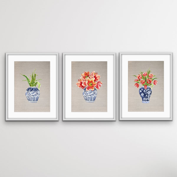 Wall Art Blue Pineapple Art Print - Wall Art