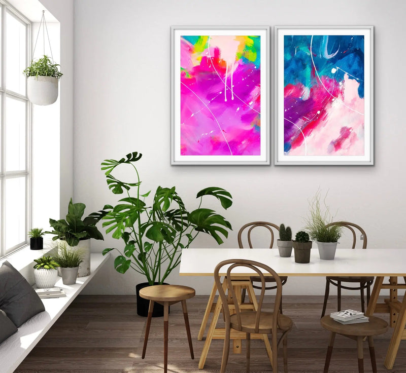 Colour Pops - Colourful Abstract Artwork Collection I Heart Wall Art Australia 