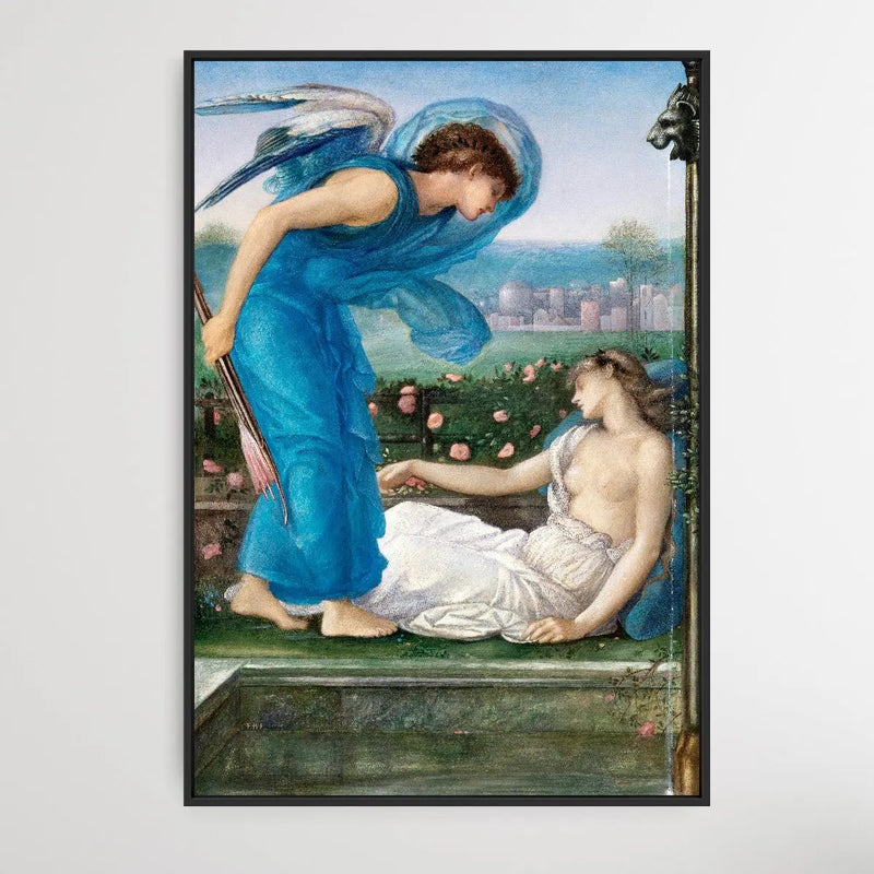 Cupid and Psyche (ca. 1870) by Sir Edward BurneJones I Heart Wall Art Australia 