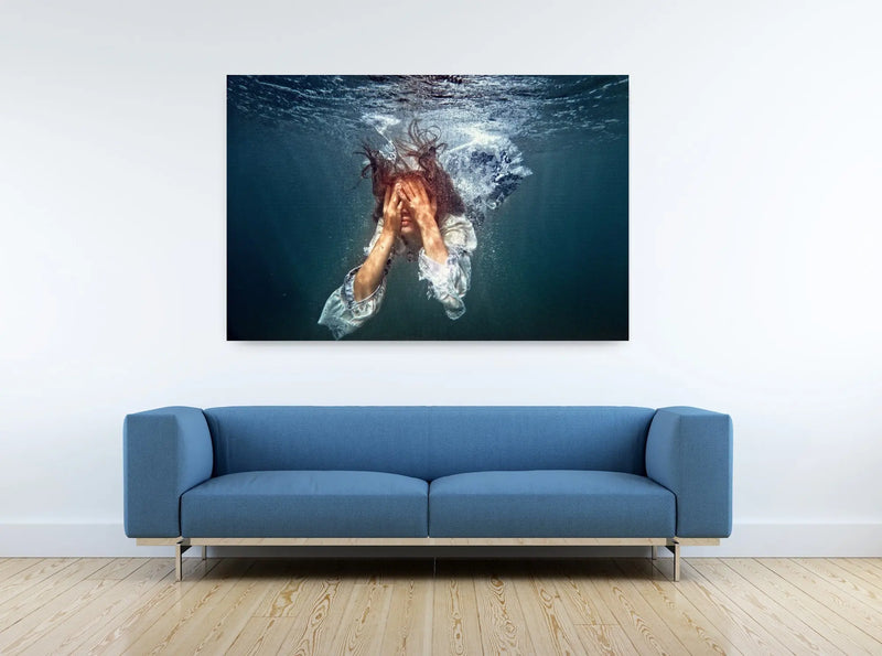 Do not cry, Alice by Dmitry Laudin - Underwater Photographic Print - I Heart Wall Art
