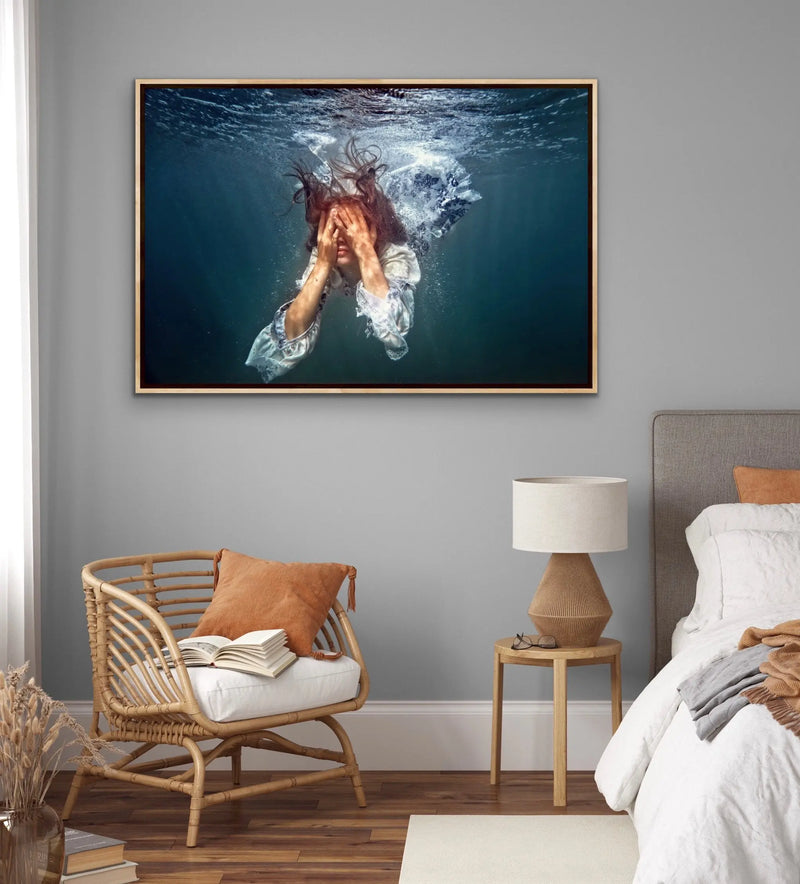 Do not cry, Alice by Dmitry Laudin - Underwater Photographic Print - I Heart Wall Art