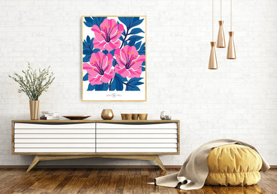 Floral Botanica Number 14 - Floral Poster Style Print Collection - I Heart Wall Art