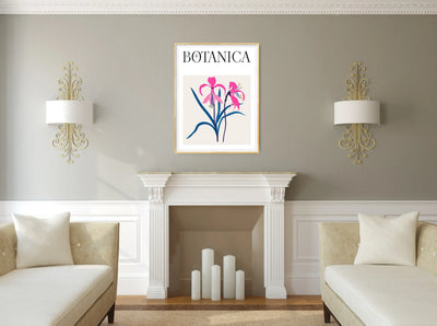 Floral Botanica Number 15 - Floral Poster Style Print Collection - I Heart Wall Art