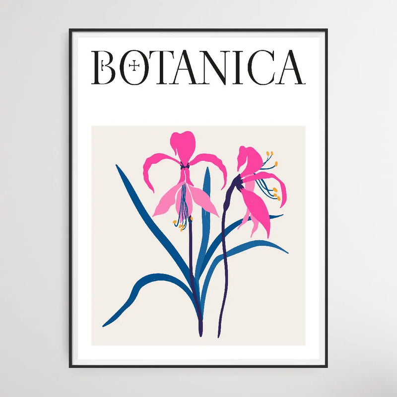 Floral Botanica Number 15 - Floral Poster Style Print Collection - I Heart Wall Art