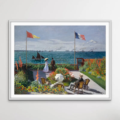 Garden at Sainte-Adresse by Claude Monet I Heart Wall Art Australia 