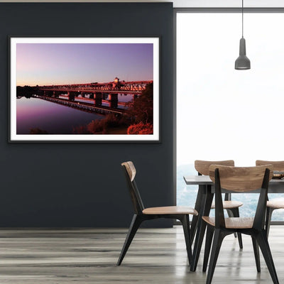 Grafton Rail Bridge - Grafton New South Wales Photographic Canvas or Art Print - I Heart Wall Art