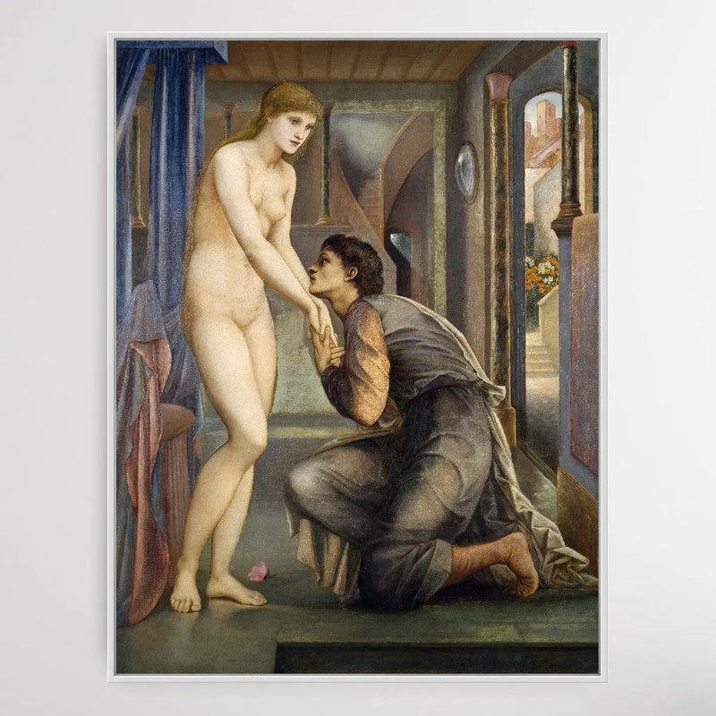 Pygmalion and the Image - The Soul Attains (1878) by Sir Edward BurneJones I Heart Wall Art Australia 