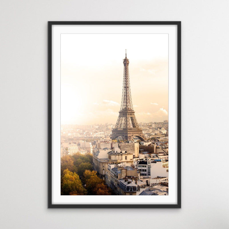 The Eiffel Tower at Dusk - Paris France Photographic Print - I Heart Wall Art