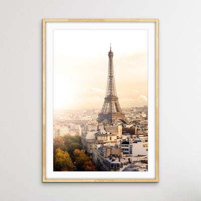 The Eiffel Tower at Dusk - Paris France Photographic Print - I Heart Wall Art