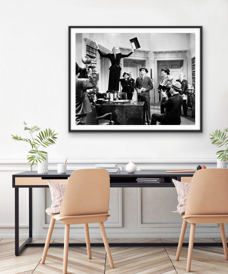 Who Run The World - Vintage Photographic Office Print On Paper Or Canvas - I Heart Wall Art