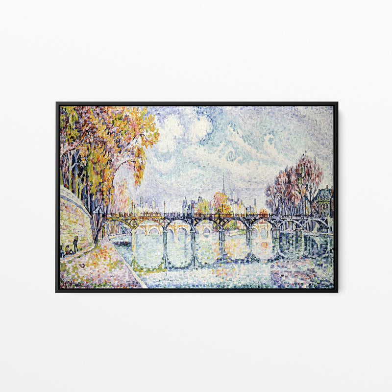 Le pont des Arts (1928) by Paul Signac- Stretched Canvas Print or Framed Fine Art Print I Heart Wall Art Australia 