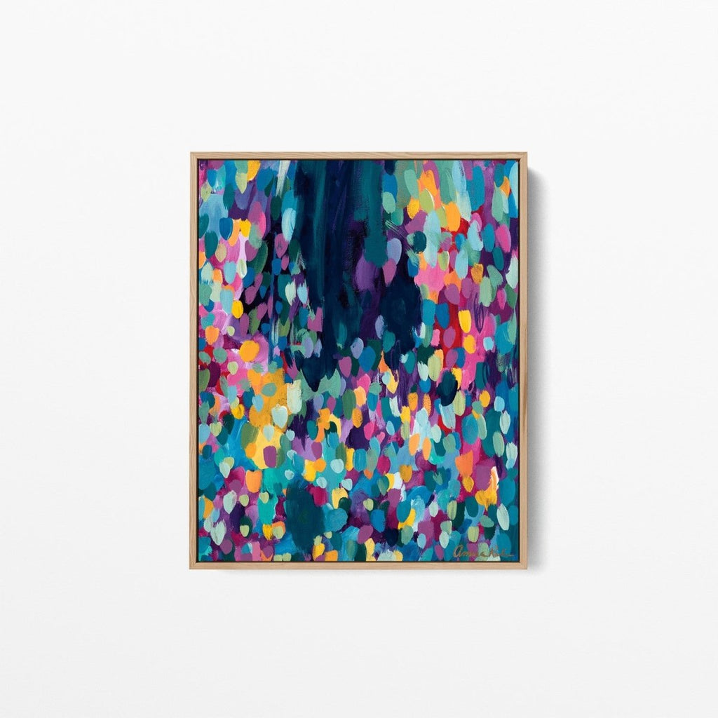 Flurry - Original Abstract Canvas Artwork Wall Art Print - I Heart