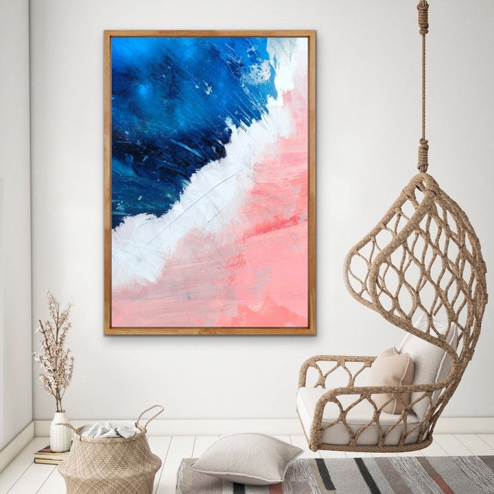 Fathom Pink Blue Abstract Fine Art Canvas, Abstract Art, Contemporary hotsell Art, Modern Pink Painting, Expressionism Canvas Print