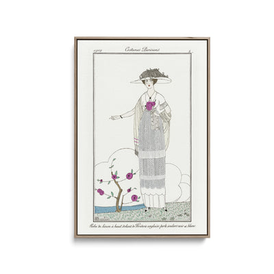 Robe en linon (1912) by Charles Martin- Stretched Canvas Print or Framed Fine Art Print I Heart Wall Art Australia 