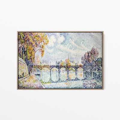 Le pont des Arts (1928) by Paul Signac- Stretched Canvas Print or Framed Fine Art Print I Heart Wall Art Australia 